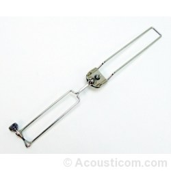 7.7" Chrome Microphone Boom 7.7" Chrome Microphone Boom