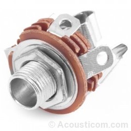6.35mm TRS Panel Mount 1/4" (Stereo)
