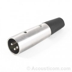 3-PIN Male XLR (Silver)
