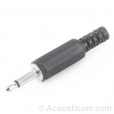 3.5mm TS Mono Plug 1/8" (Plastic)