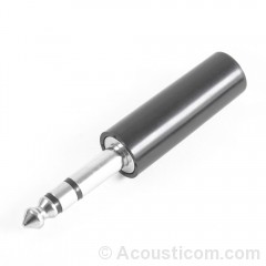 6.35mm TRS Plug 1/4" (PJ-055 / Plastic)