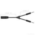 U-174 to Dual 1/8" Stereo Plug Adapter