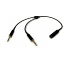 Helicopter to Dual Aviation Plug Adapter